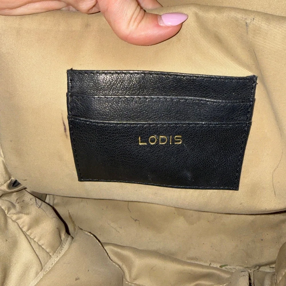 Lodis Backpack Women Medium Black Good Leather Zippered Minimalist Bag‎